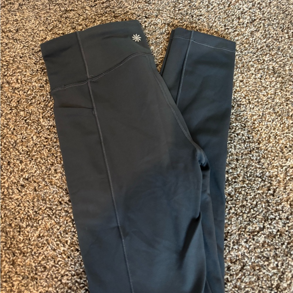 Athleta Girls Charcoal Leggings